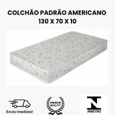 Colchão Berço 130x70 Padrão Americano D18 Baby Premium Macia - Envio Imediato