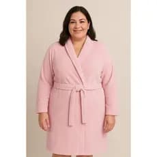 Roupão Soft Plus Size Microfibra Aveludado XGG / Adulto Toque Macio Grosso Masculino e Feminino - Imperdível