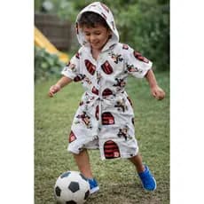 Roupão Atoalhado - Time, Futebol, Timão, Torcida, Infantil ou Juvenil