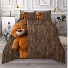 Cobre Leito Urso dupla face