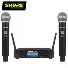 Microfone Sem Fio Duplo Glxd4 Shure Beta 58a Profissional Envio Rápido