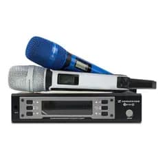 Microfone  Sennheiser Ew 135G4 Dinâmico Cardioide cor  BRANCO E AZUL