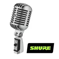 Microfone Shure 55SH Series II Dinâmico Cardioide cor prateado