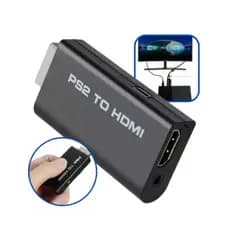 Adaptador Conversor e PS2 Áudio Vídeo AV para Cabo HDMI - Qualidade HD, Conectividade Fácil, Melhora a Experiência de Jogo PS2