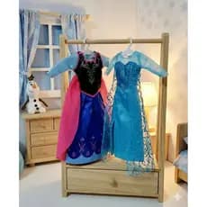 2 Roupas De Boneca Irmãs Encantadas Princesas Do Gelo