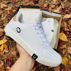 Sapatênis masculino branco casual leve confortavel lançamento