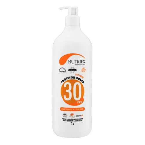 Protetor solar Profissional FPS 30 Bloqueador Solar em creme 1L Nutriex