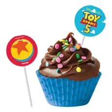 Conjunto com 8 Bandeiras para Doces Toy Story 5 Aniversário Infantil