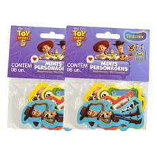 Kit Festa Toy Story 5 com 8 Personagens Mini Decoração de Mesa