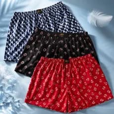 KIT 3 Pijamas Masculino Samba Canção Microfibra Malha Fria.