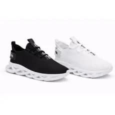 Kit 2 Pares Tênis Masculino Limited adaption Leve Confortável Promoção Sola Alta Academia Caminhada Corrida
