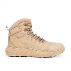 Bota Militar Masculina Em Couro Legitimo Cores Trilha Esportes Unissex Atacador Sola Borracha