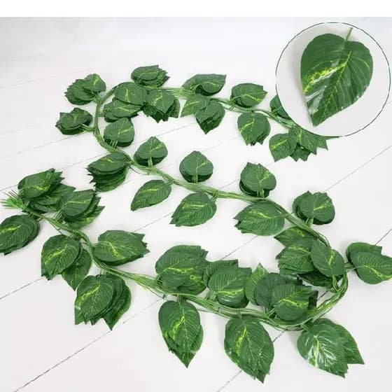 3 Corrente De Folhagem Grande 6 metros Planta Artificial Pendente muito linda linda Enfeite