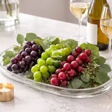 Kit 3 Cachos Mini Uvas Artificiais Para Decorar Mesas Festas Casamentos Frutas Decorativas
