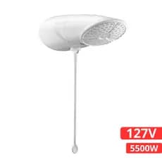 Chuveiro Ducha Top Jet Multitemperaturas Branco 127v 5500w Lorenzetti