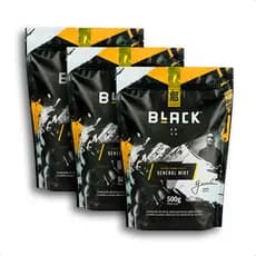 3 Pacotes Erva Mate de Terere Black 500g General Mint Menta Original Lançamento