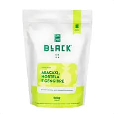 Erva Mate Tereré Black Erva 500g Abacaxi, Hortelã e Gengibre