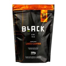 Erva Mate Black Erva Para Tereré Limão Caipira Embalagem 500g