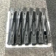 kit com 3 unid de 12 Bicos De Pato Prendedor De Cabelo Presilha