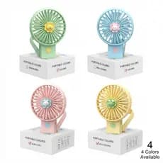 Mini Ventilador Portátil de Mão com Design Fofo  Silencioso e Compacto, Perfeito para o Verão YS2269