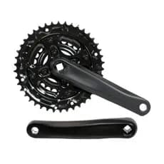 Kit Bike Corrente Fina + Catraca 7 Velocidades + Pé de Vela Preto