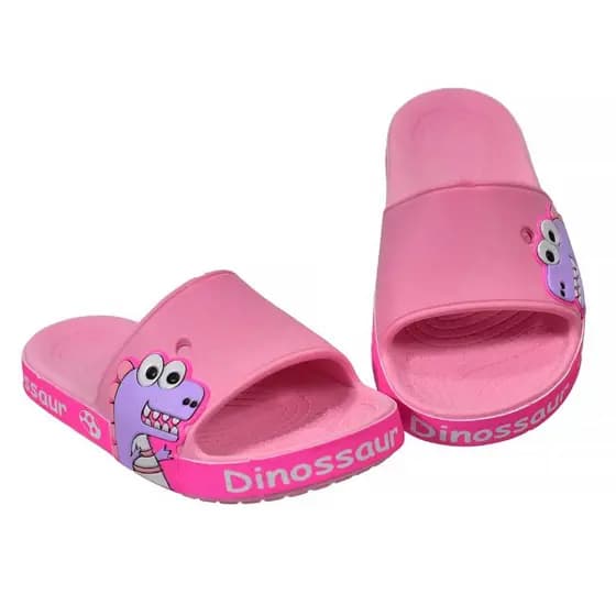 Chinelo Slide Nuvem Infantil Dino Pra Menina.