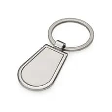 Chaveiro Metal Gota com Chapa Central Personalizado (REF-01595)