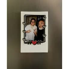 Porta Retrato Magnético Imã de Geladeira Decoração Presente Dia dos Pais Namorados Romance