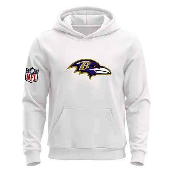 Blusa De Frio Moletom Casaco Jaqueta NFL Masculina Feminina Futebol Americano Baltimore Ravens