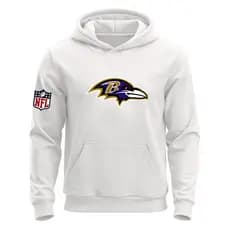 Blusa De Frio Moletom Casaco Jaqueta NFL Masculina Feminina Futebol Americano Baltimore Ravens