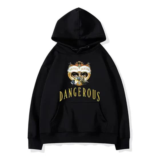 Blusa De Frio Moletom Casaco Jaqueta Michael Jackson Dangerous Rei do Pop Musica Streetwear Filme