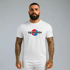 Camisa Camiseta Blusa Algodao Academia Treino Lutas Luta Esporte Masculina Feminina Taekwondo