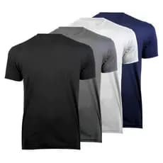Kit 4 Camisetas Masculinas Básicas Conforto Lisas Algodão Premium Camisa Casual Blusa