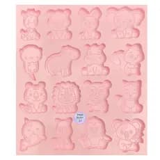 Molde de silicone Paleta 16 Babys Selva / Safari
