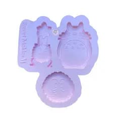 Molde de silicone Meu amigo Totoro 3 personagens