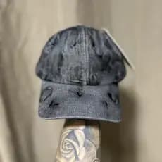 boné jeans bordados artistas curvo unissex