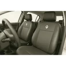 Capa de Banco Automotivo em Couro Impermeável Sandero Clio Logan Duster Oroch Impermeável Resistente