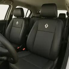 Jogo de Capas de Banco em Couro Impemeável Para Oroch Clio Duster Megane Sandero Logan Resistente
