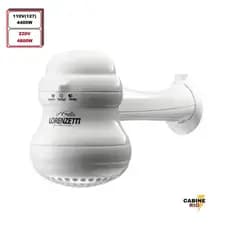 Chuveiro elétrico de parede Lorenzetti Bello Banho Ultra branco 110V/220V - Com cano