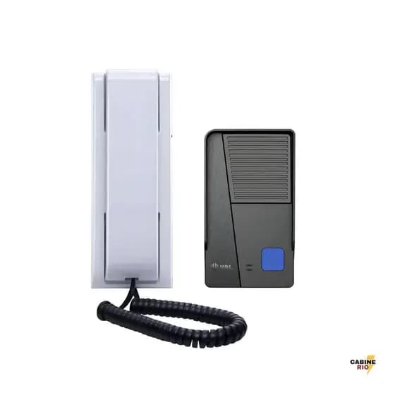 Kit Interfone Porteiro Eletrônico Residencial – HDL Audio Class Botão Para Fechadura
