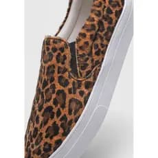 Tênis Blogueira Feminino Slip On Sapatênis  Onça Leve Confot Super Resistente Conforte