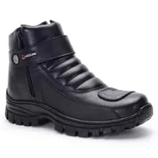 Bota Masculina para Moto e Dia a Dia Conforto Segurança e Alta Durabilidade Hornet