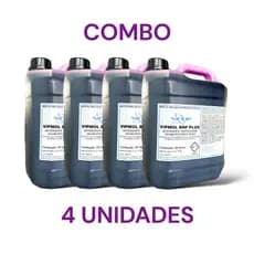 COMBO - 20L LIMPA BAU (04 X 05 Litros) - DESINCRUSTANTE ACIDO CONCENTRADO -VIPMOL BRP