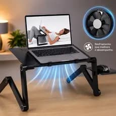 Suporte para laptop notebook articulado mesa ajustável apoio para cama sofá mesa leve e portátil