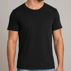 Camiseta Básica Algodão Masculina Casual Premium Lisa Gola Redonda