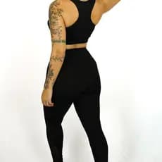 Kit 3 Calças Legging Lisa Academia Fitness Básica Confortavel