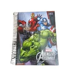 Caderno 10 matérias Os Vingadores universitário 200 Folhas