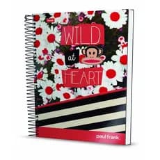 Caderno Universitário Capa Dura Paul Frank 96 Folhas