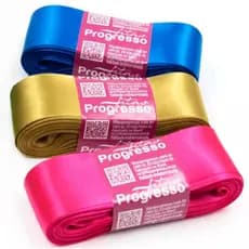 Fita De Cetim Nº9 38mm C/10 Metros Kit Com 04 Unidades