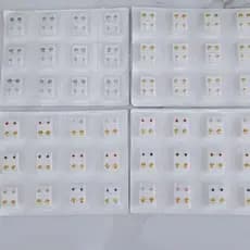 1pedaco 12pares Aço Cirúrgico/Conjunto Médicas/Piercing/Kit  Ferramentas De Brinco